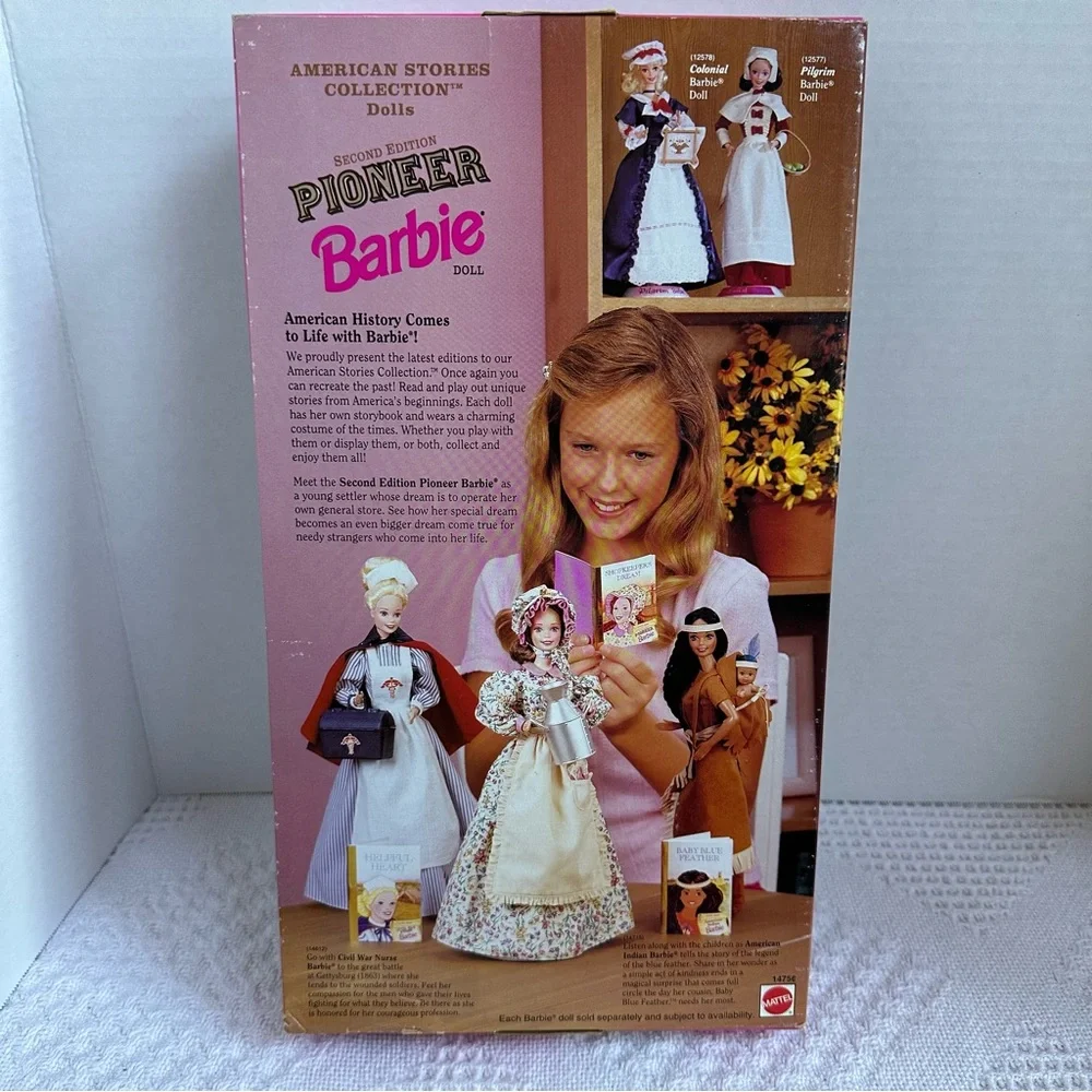 VTG 1995 Pioneer Barbie American Stories Collection 2nd Edition-NIB-Cottagecore